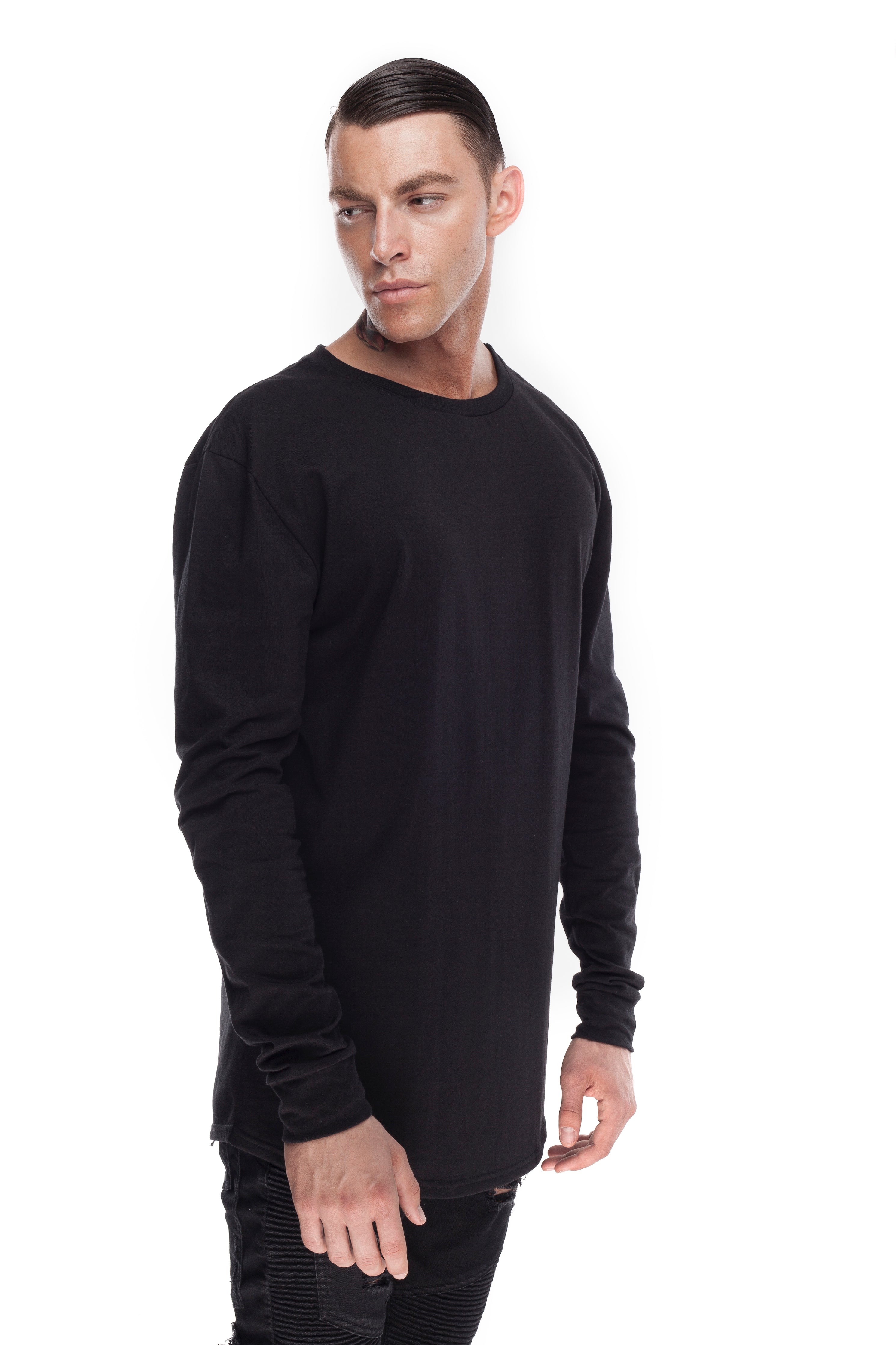 LONG SLEEVED T-SHIRT BLACK