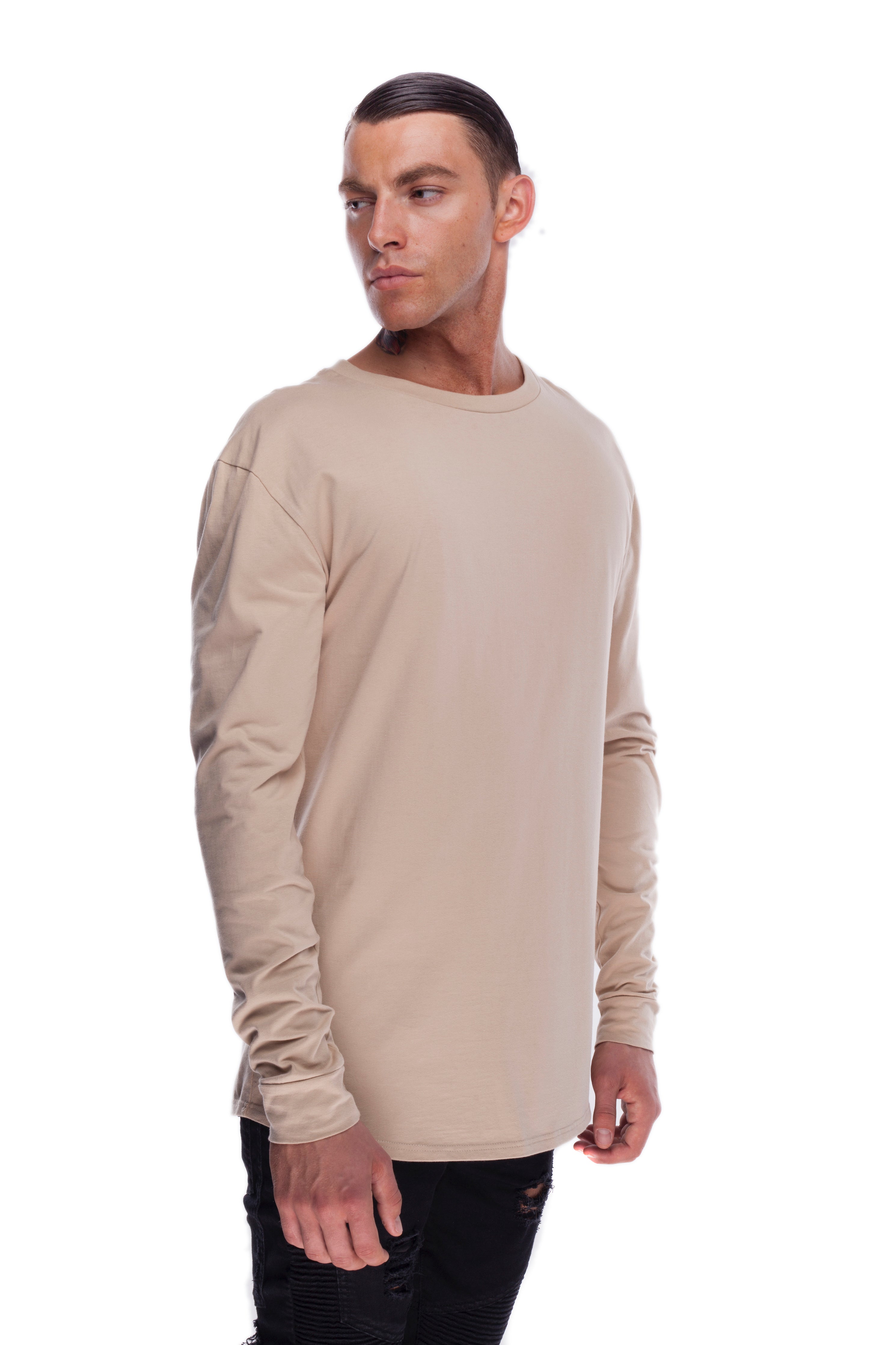 LONG SLEEVED T-SHIRT BEIGE