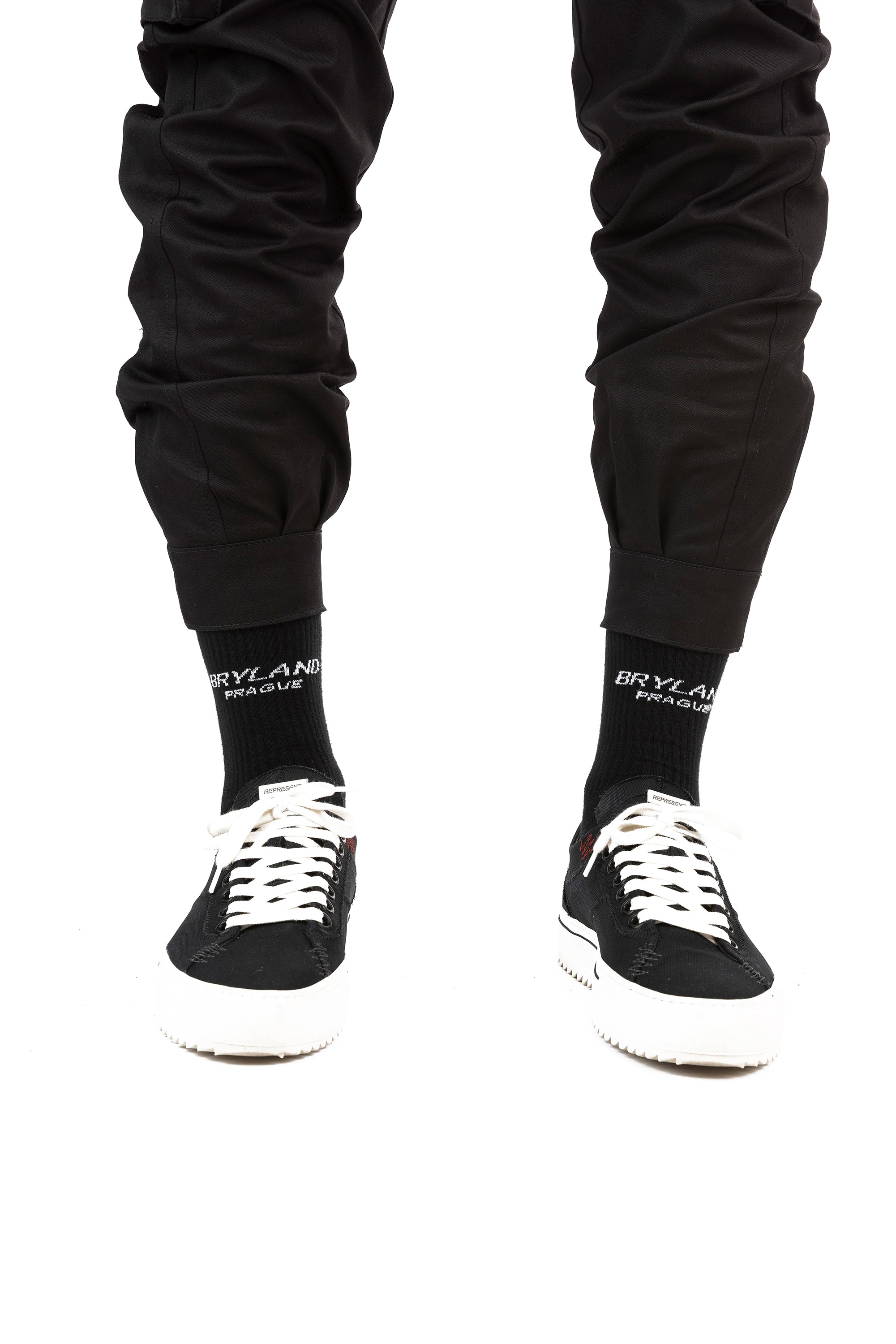 MILITARY COTTON PANTS - BLACK