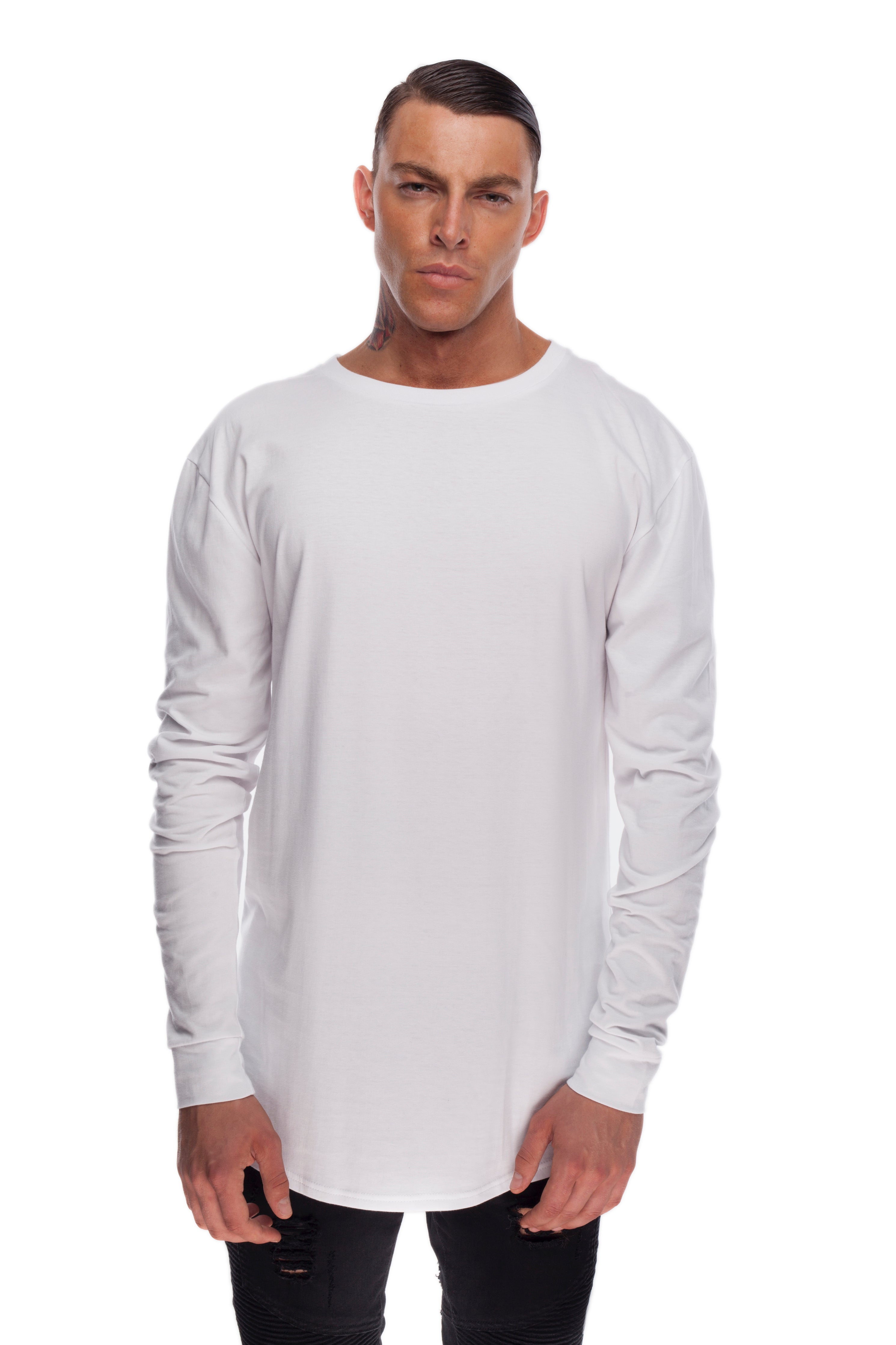 LONG SLEEVED T-SHIRT WHITE