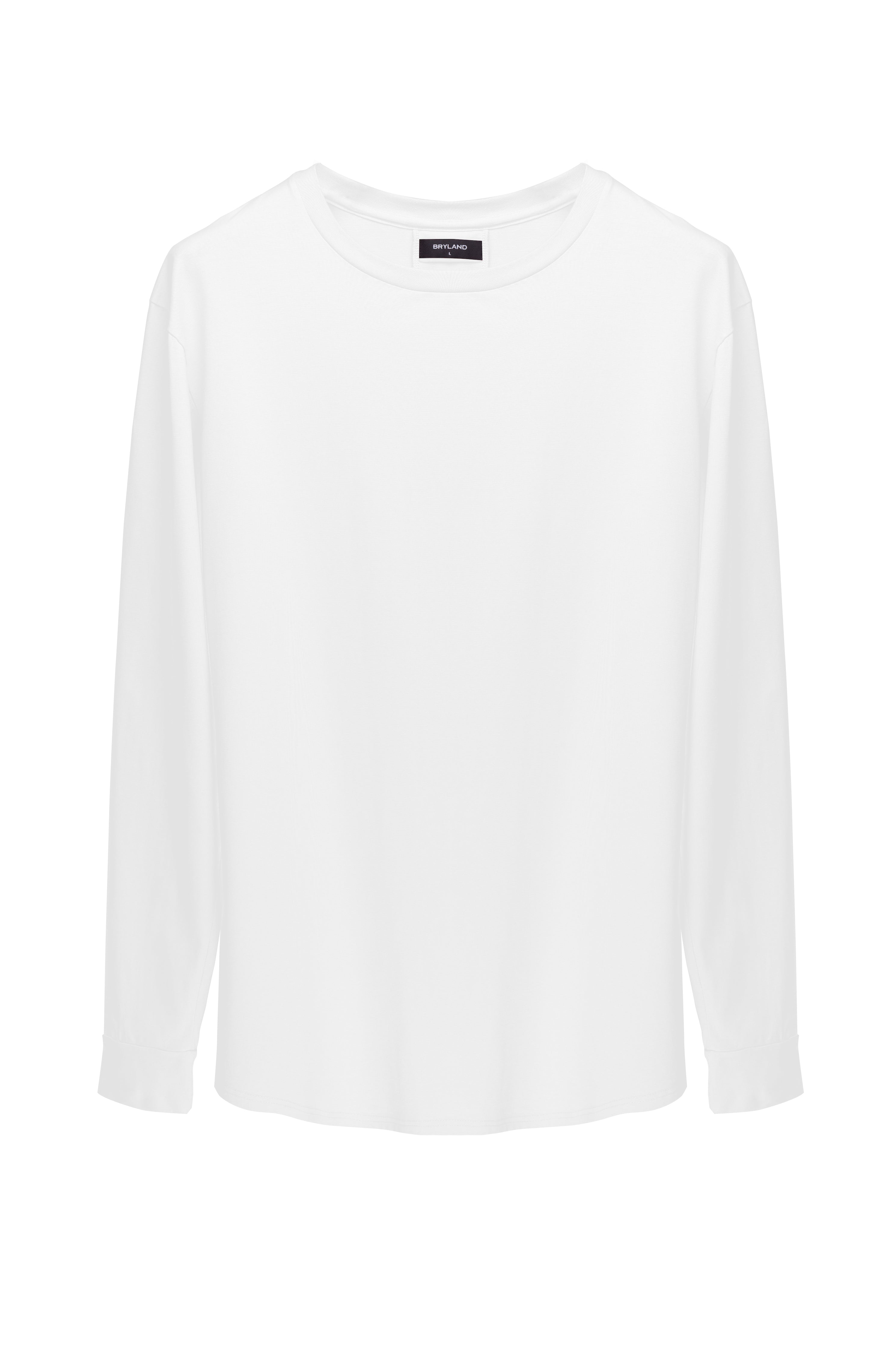 LONG SLEEVED T-SHIRT WHITE