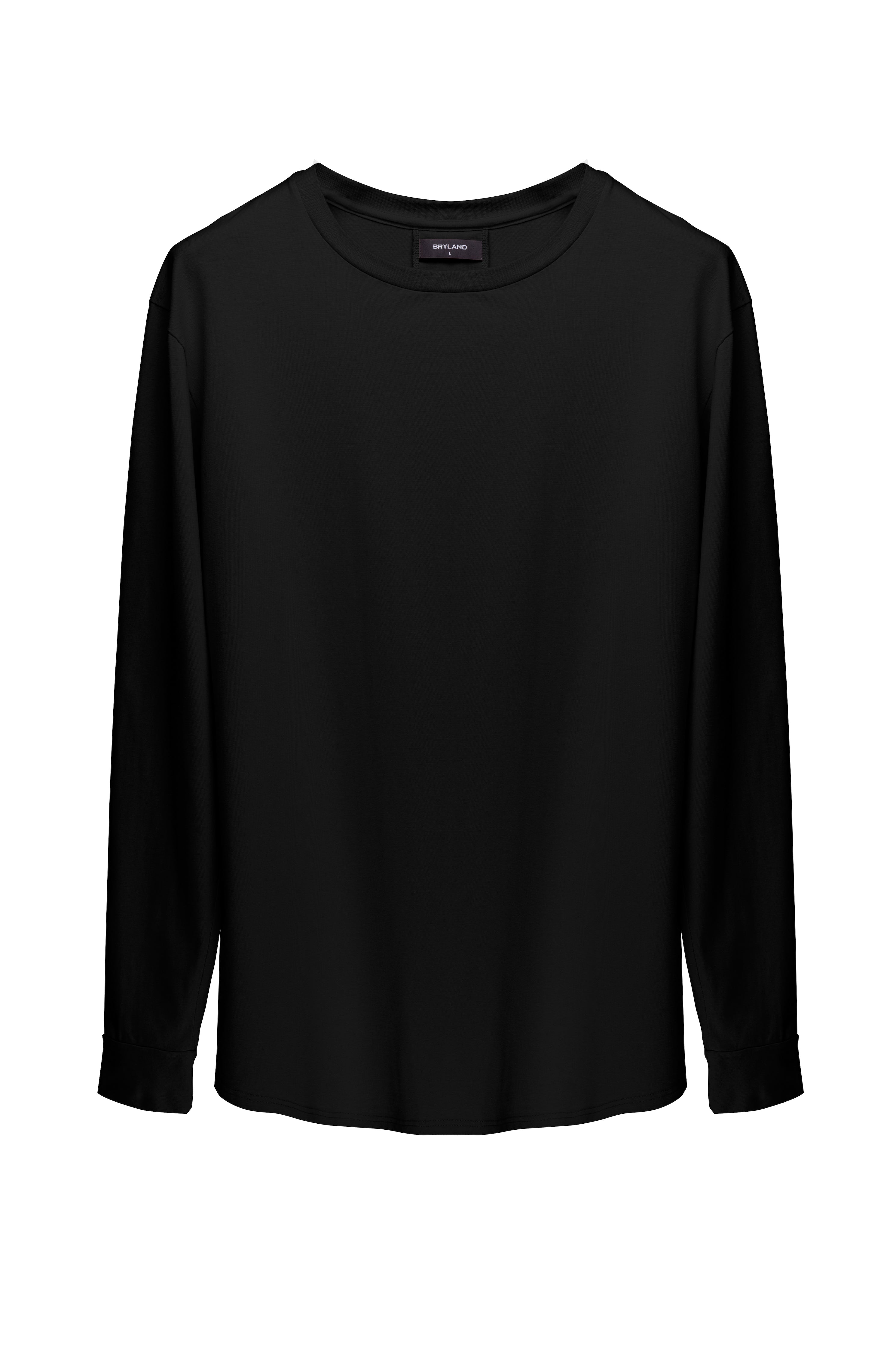 LONG SLEEVED T-SHIRT BLACK