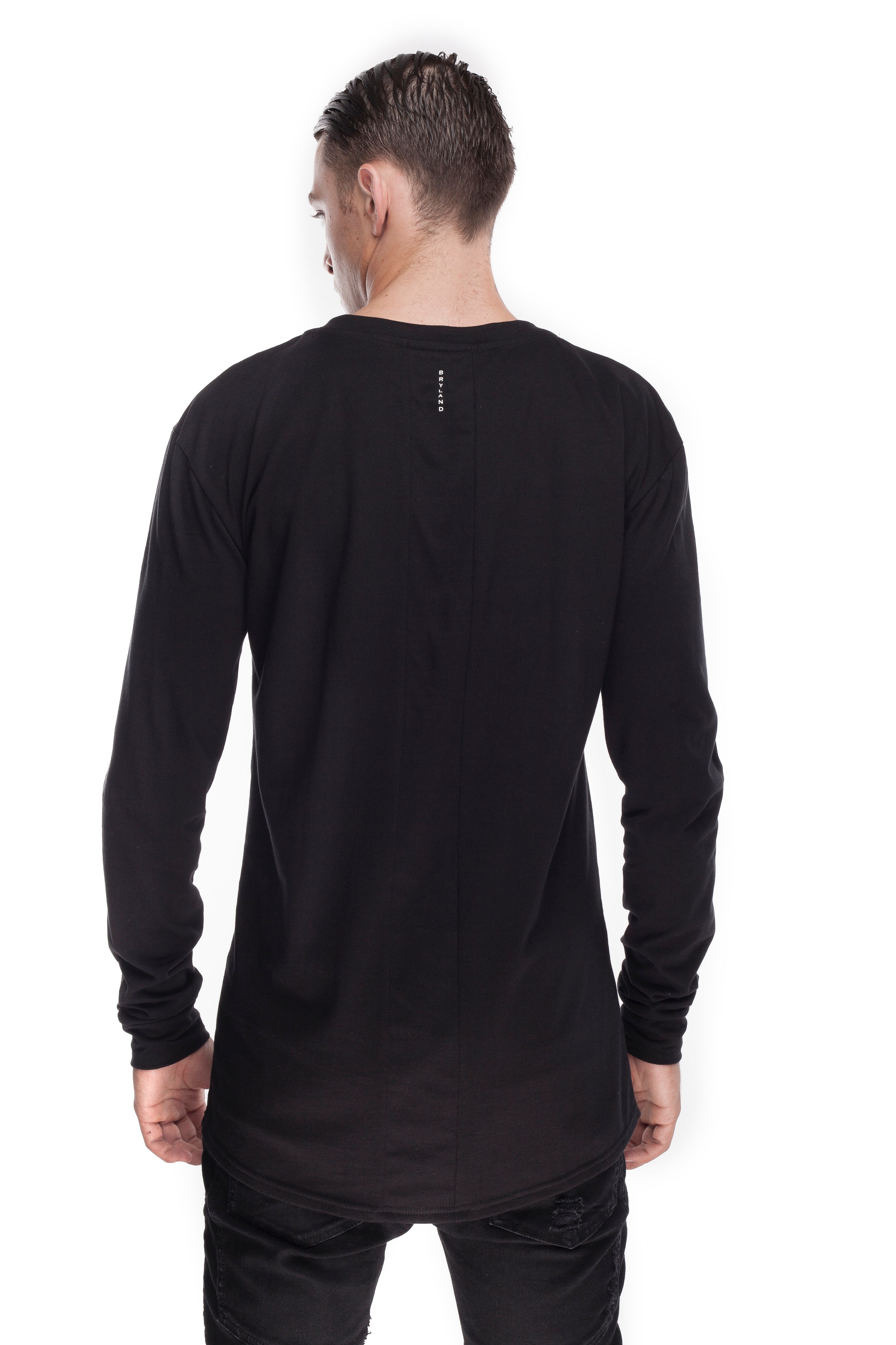 LONG SLEEVED T-SHIRT BLACK