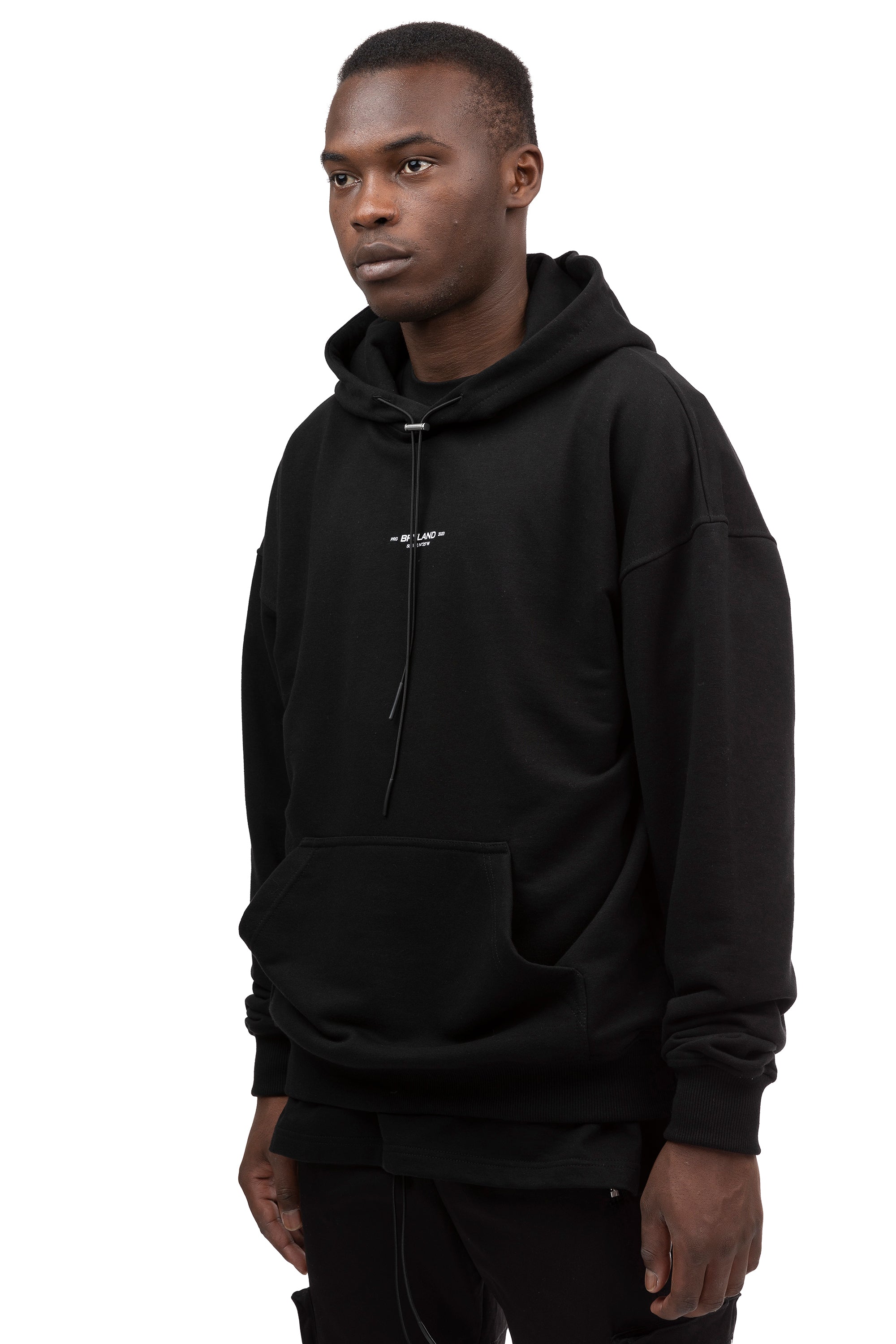 MINILOGO HEAVYWEIGHT HOODIE - BLACK