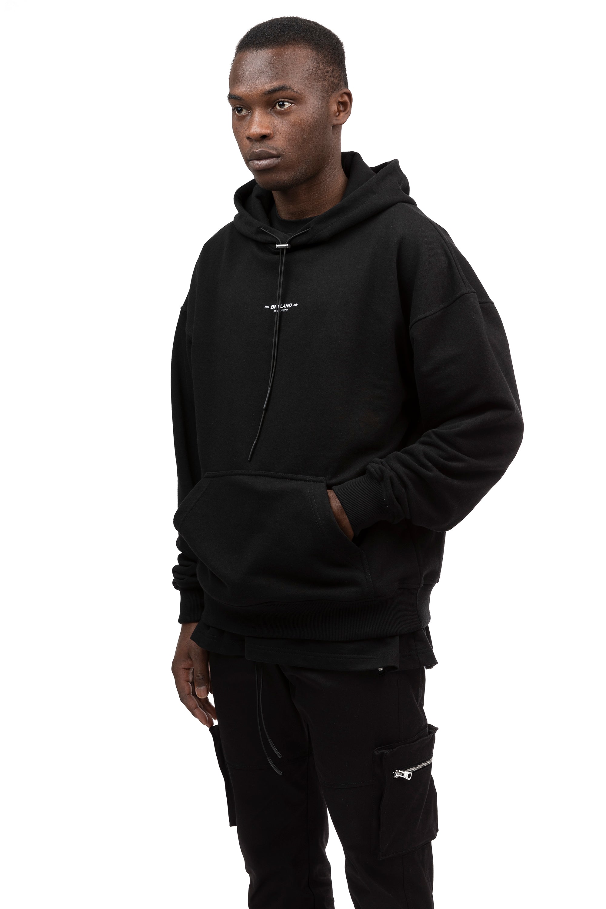 MINILOGO HEAVYWEIGHT HOODIE - BLACK