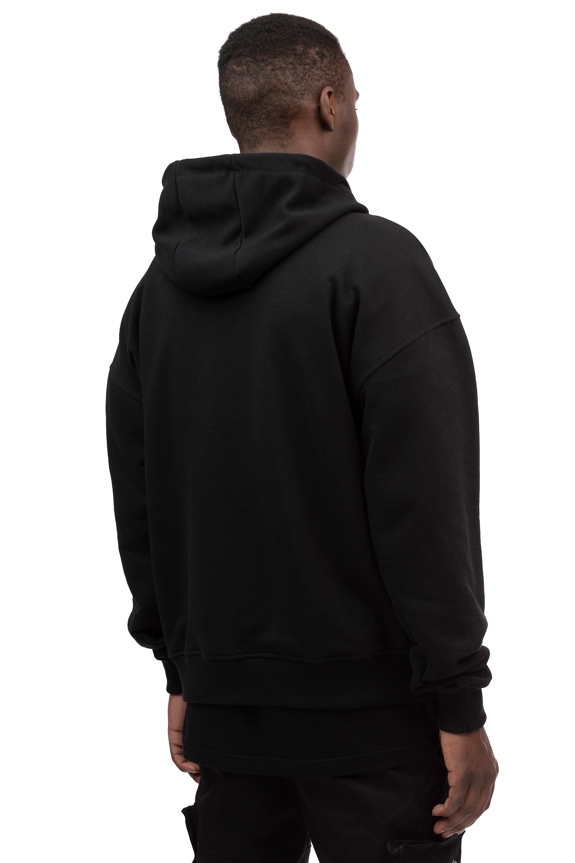 MINILOGO HEAVYWEIGHT HOODIE - BLACK