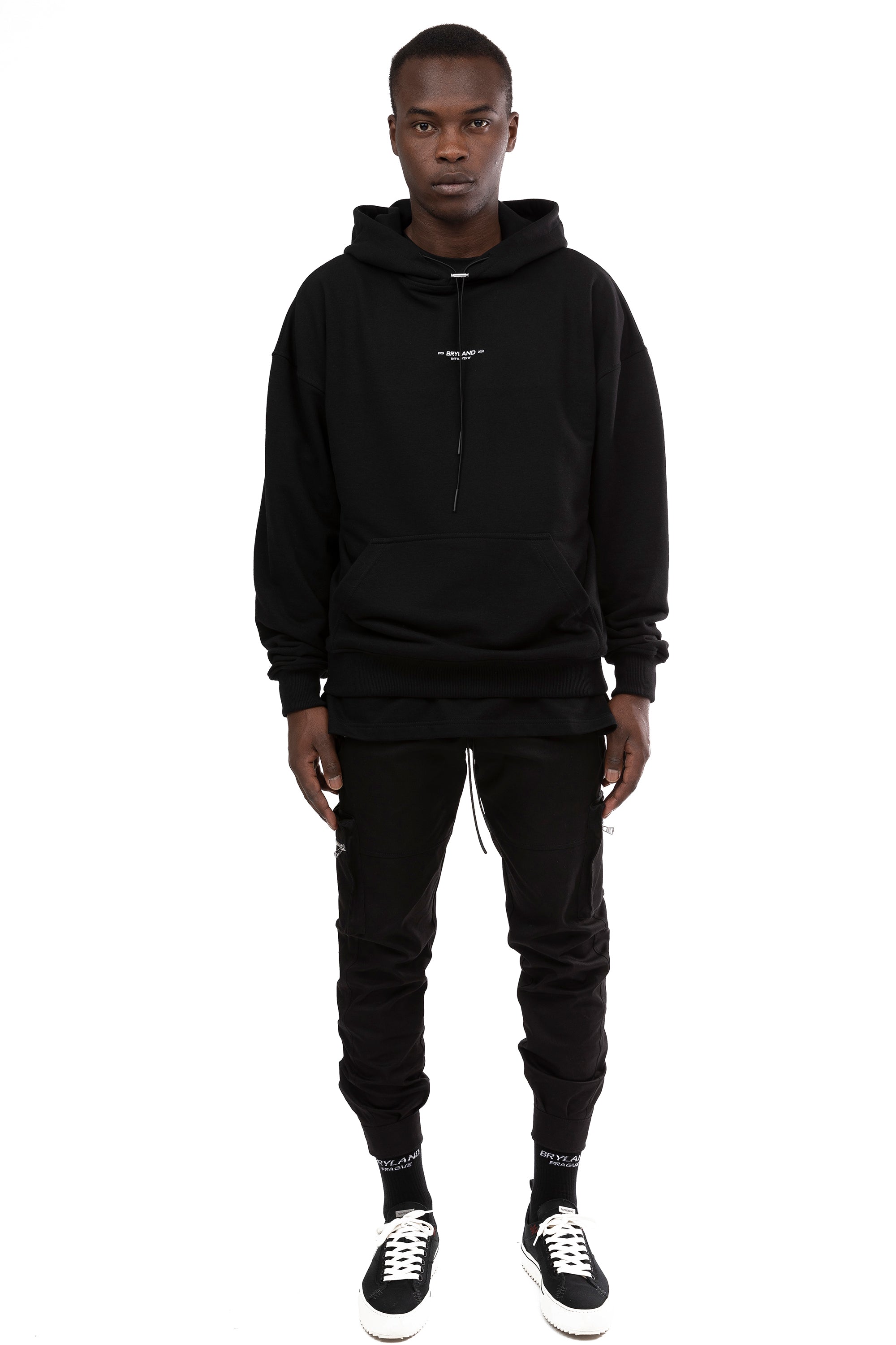 MINILOGO HEAVYWEIGHT HOODIE - BLACK