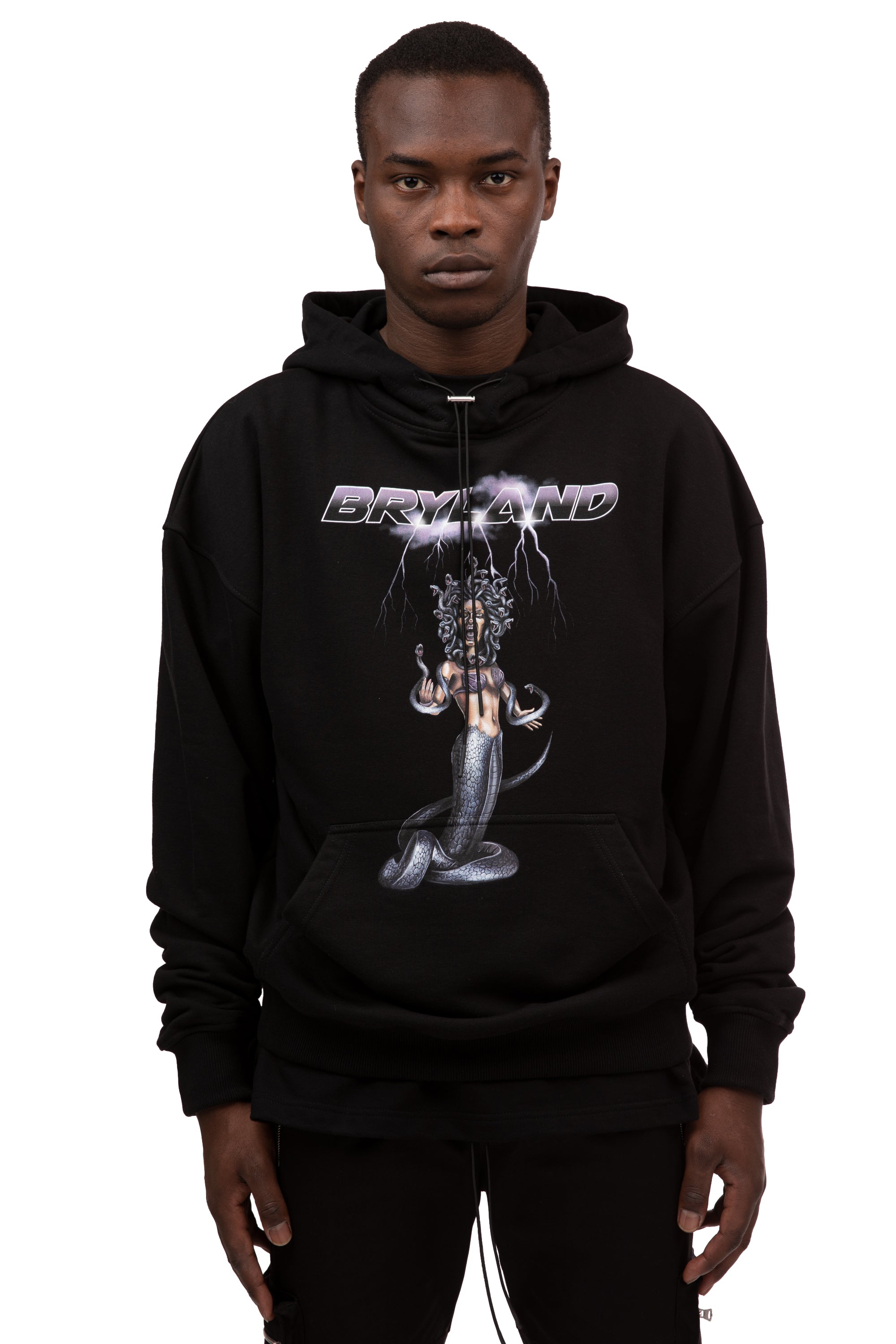 MEDUSA HEAVYWEIGHT HOODIE - BLACK