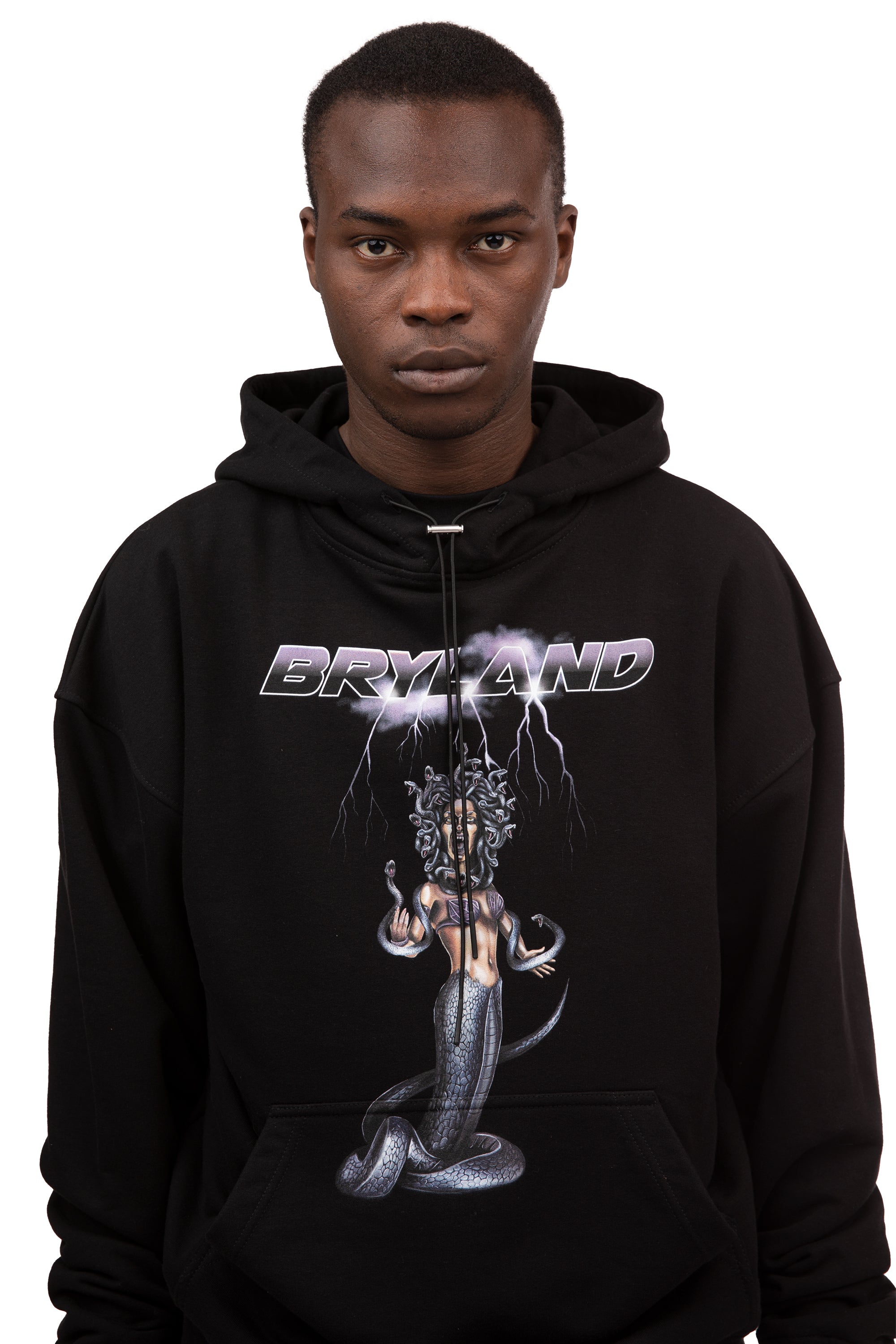 MEDUSA HEAVYWEIGHT HOODIE - BLACK