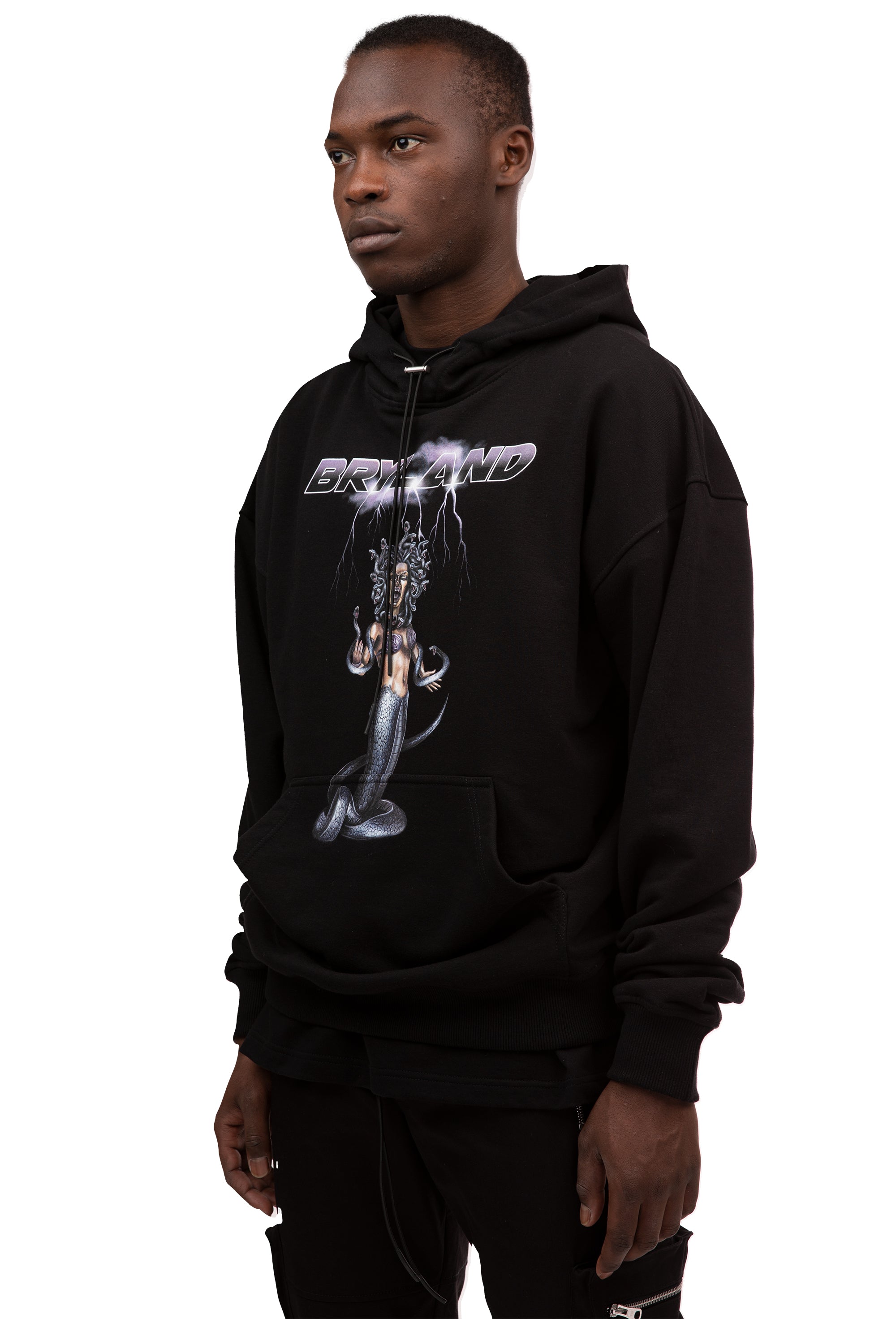 MEDUSA HEAVYWEIGHT HOODIE - BLACK