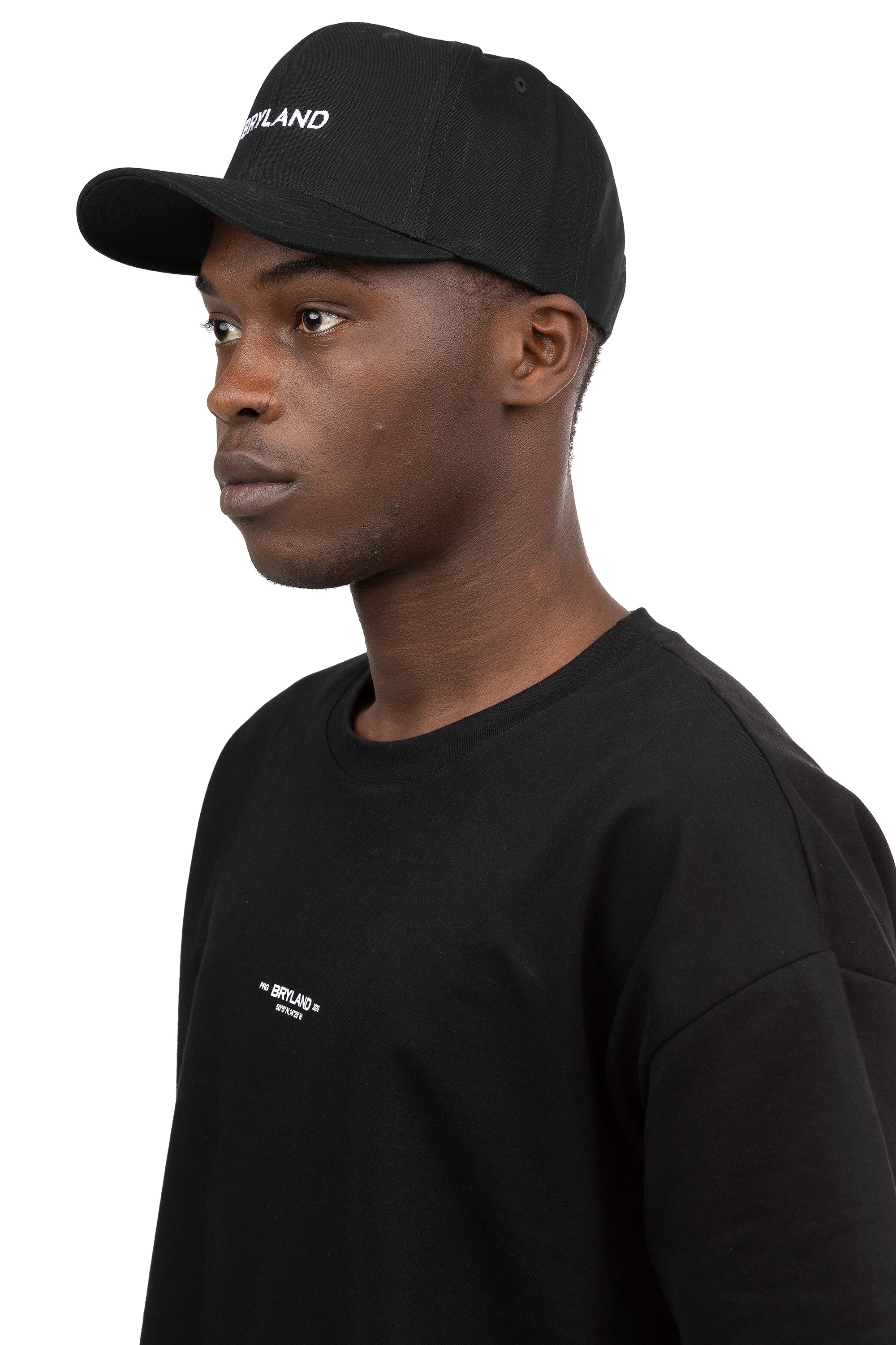 LOGO METAL SNAP CAP - BLACK